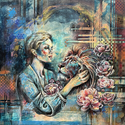 Secret Language by Fanitsa Petrou, Painting for Sale on Select