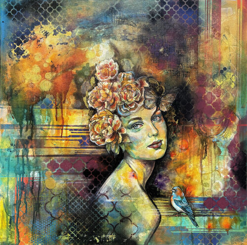 When Spring Comes by Fanitsa Petrou, Painting for Sale on Select