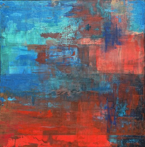 Crimson Tide by Fanitsa Petrou, Painting for Sale on Select