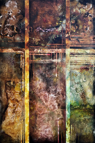 Tawny Veil by Fanitsa Petrou, Painting for Sale on Select
