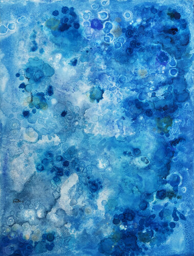 Aquatic by Fanitsa Petrou, Painting for Sale on Select