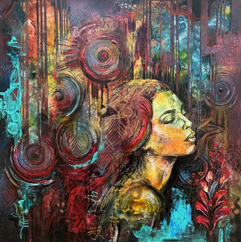 Heat Wave by Fanitsa Petrou, Painting for Sale on Select