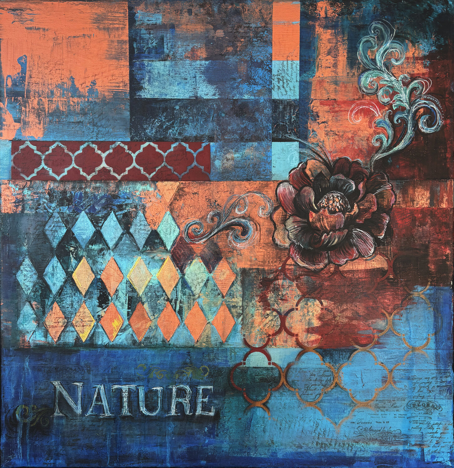 Nature's Gateway Fanitsa Petrou Original painting for sale