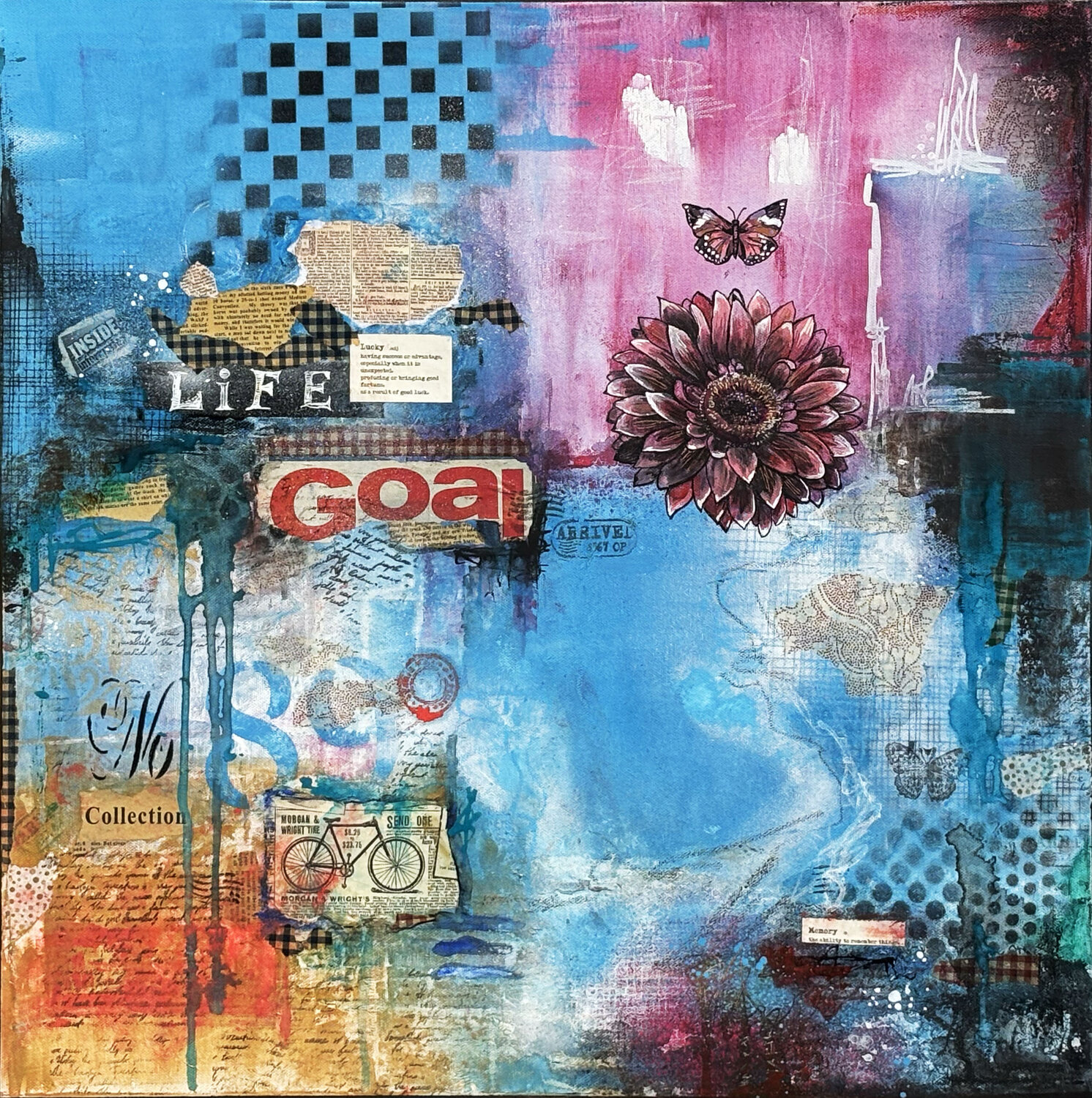 Fragmented Memory Fanitsa Petrou Original painting for sale