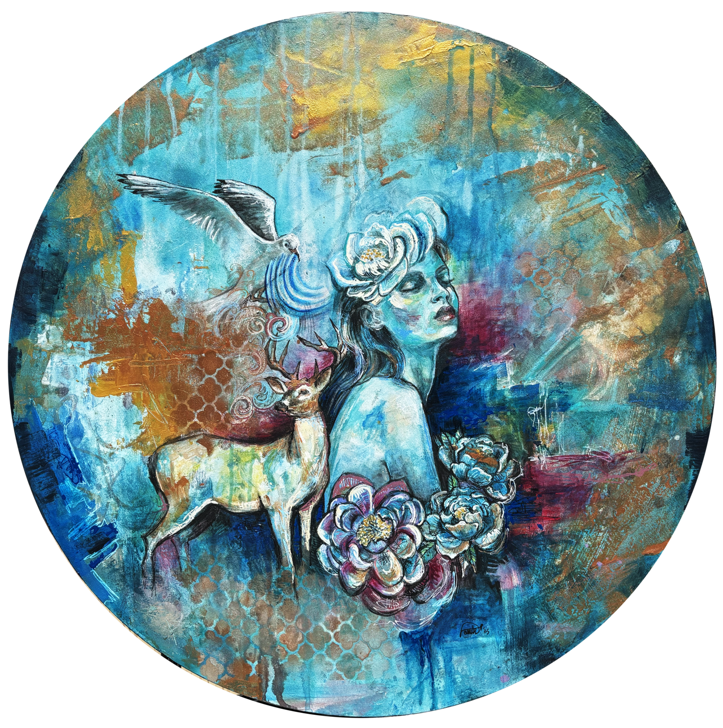 Where Dreams Take Root Fanitsa Petrou Original painting for sale