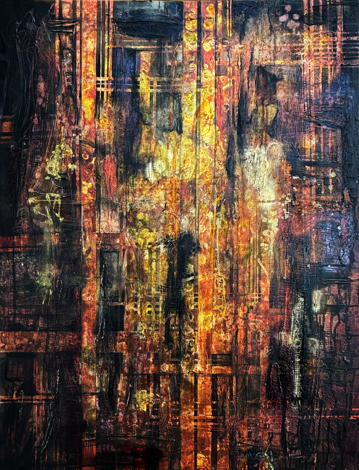 Amber Light Fanitsa Petrou Original painting for sale