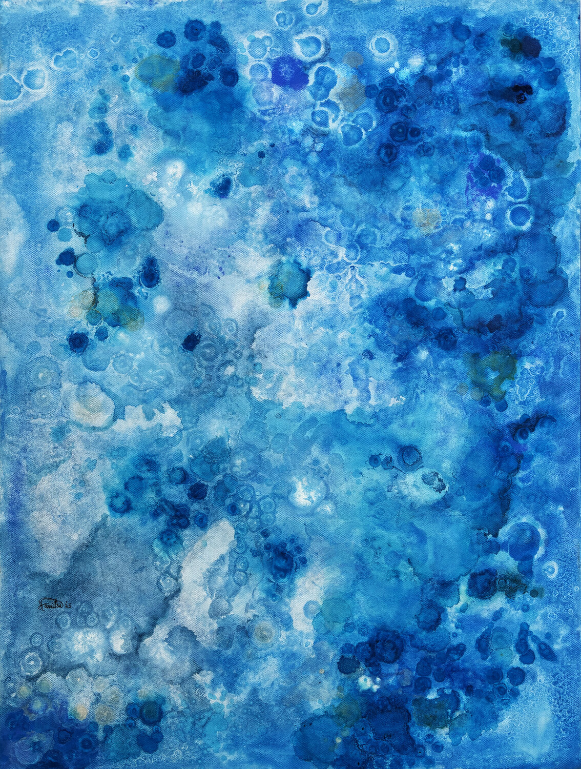 Aquatic Fanitsa Petrou Original painting for sale