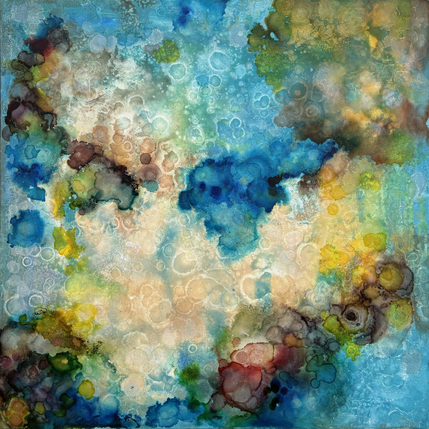 Radiant Surge Fanitsa Petrou Original painting for sale