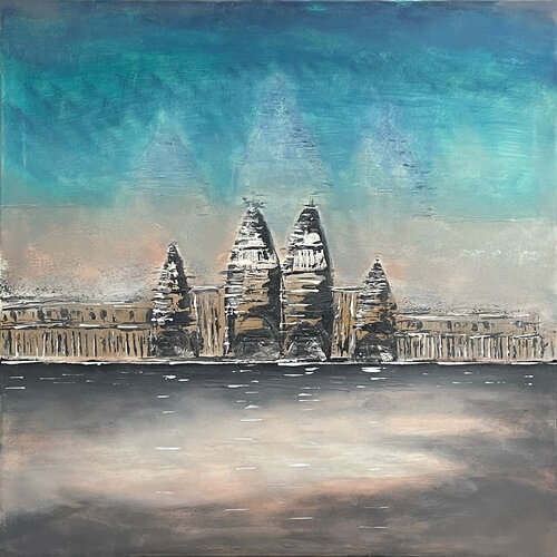 Angkor Wat by Hagen Wieland, Painting for Sale on Select