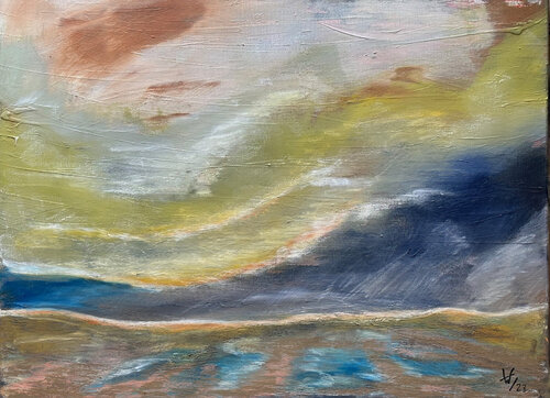 5 Seen Land by Hagen Wieland, Painting for Sale on Select