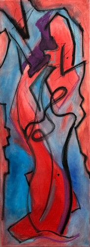 089-Bar by Hagen Wieland, Painting for Sale on Select