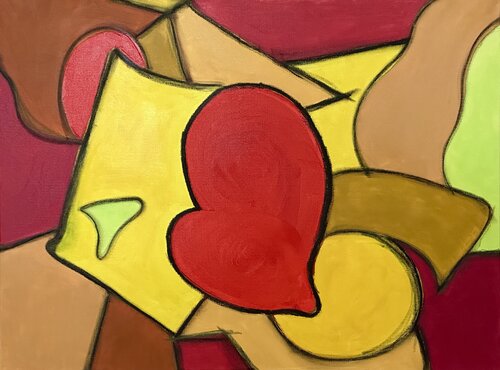 Herz by Hagen Wieland, Painting for Sale on Select