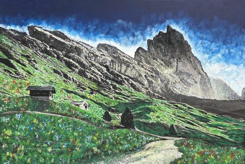 Südtirol by Hagen Wieland, Painting for Sale on Select