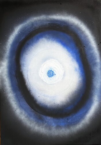 Geysir im Yellowstone N.P. by Hagen Wieland, Painting for Sale on Select