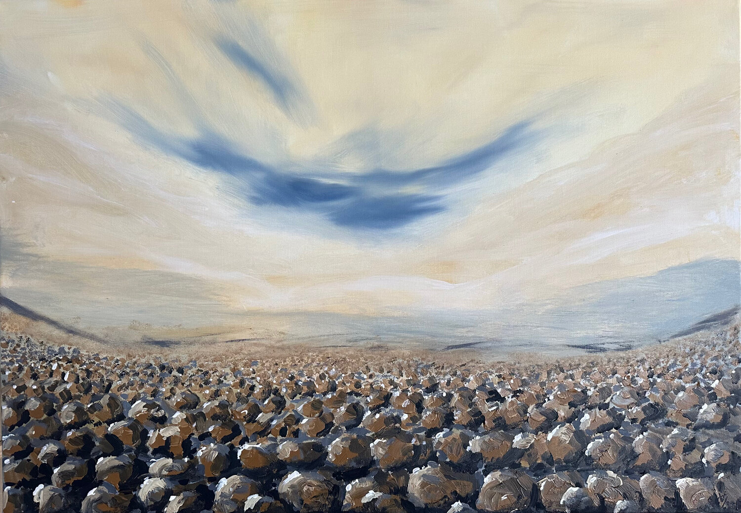Death Vaslley III Hagen Wieland Original painting for sale