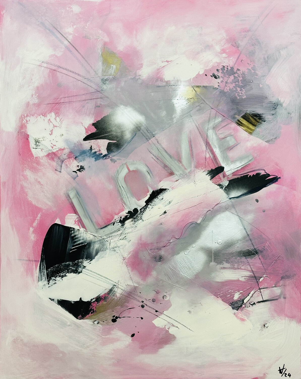 LOVE Hagen Wieland Original painting for sale