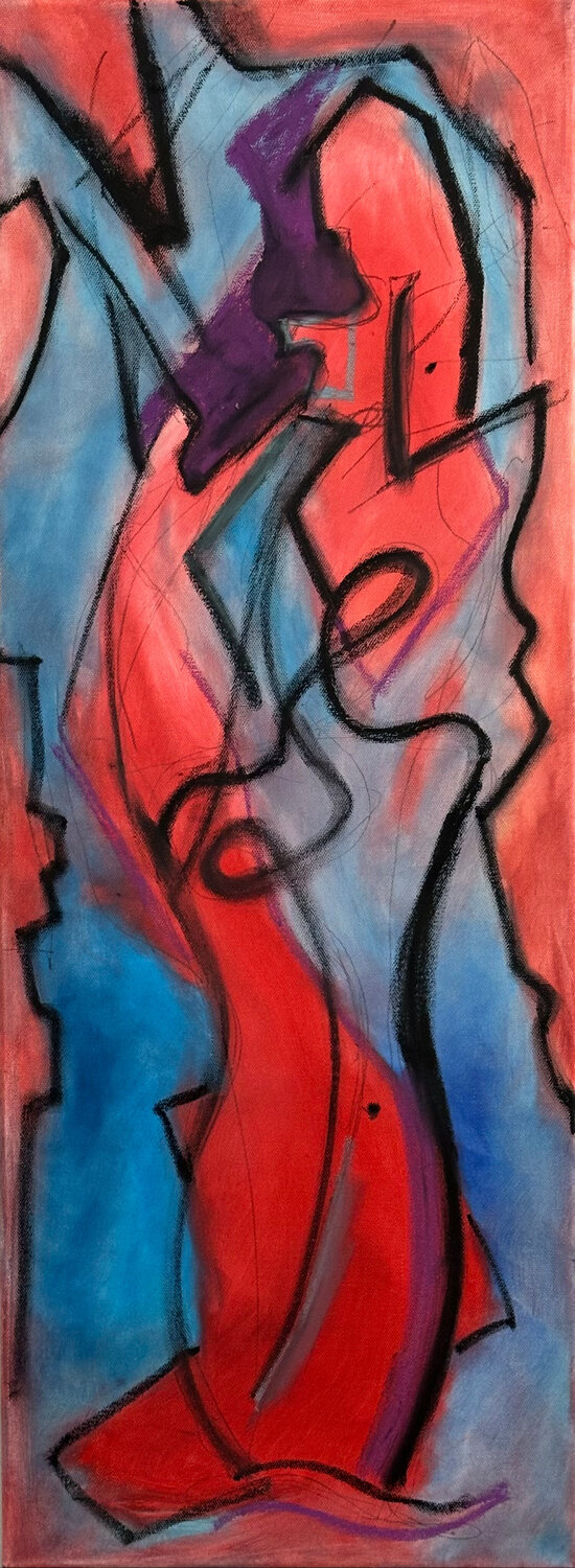 089-Bar Hagen Wieland Original painting for sale