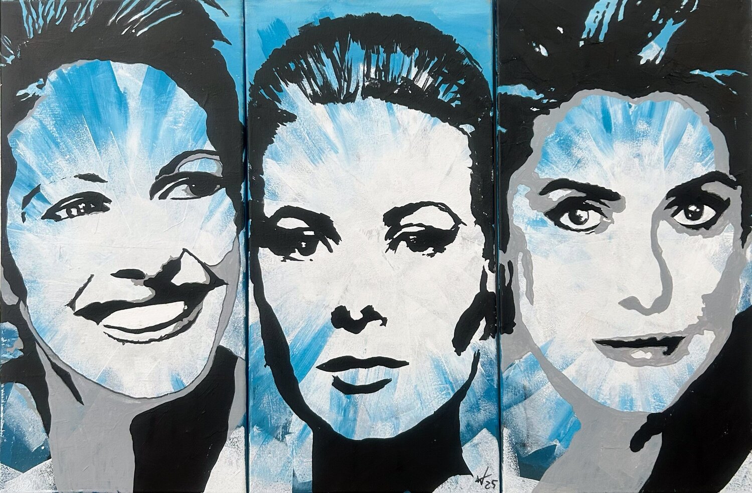 Trio Hagen Wieland Original painting for sale