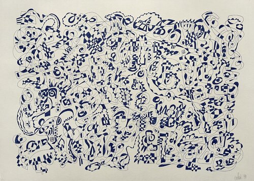 Indra I by Oliver Euler, Drawing for Sale on Select