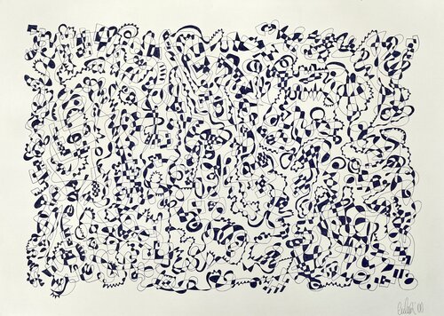 Indra II by Oliver Euler, Drawing for Sale on Select