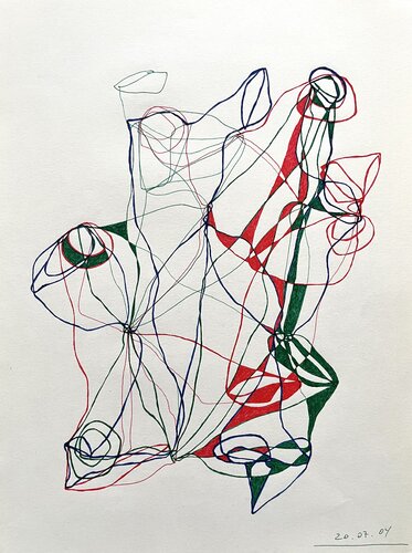 Organismus II-04 by Oliver Euler, Drawing for Sale on Select