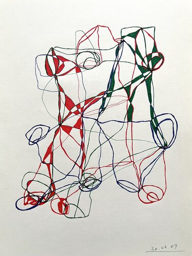 Organismus II-05 by Oliver Euler, Drawing for Sale on Select