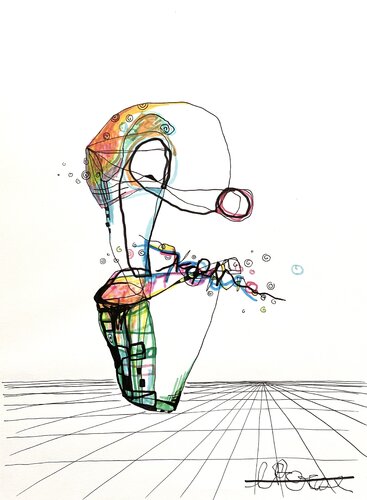 Organismus VII-01 by Oliver Euler, Drawing for Sale on Select