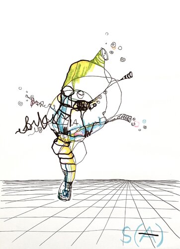 Organismus VII-03 by Oliver Euler, Drawing for Sale on Select
