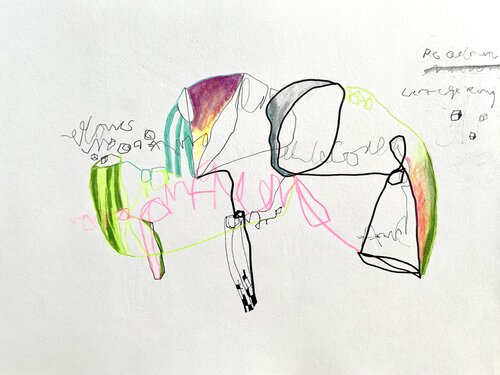Organismus XI-5 by Oliver Euler, Drawing for Sale on Select
