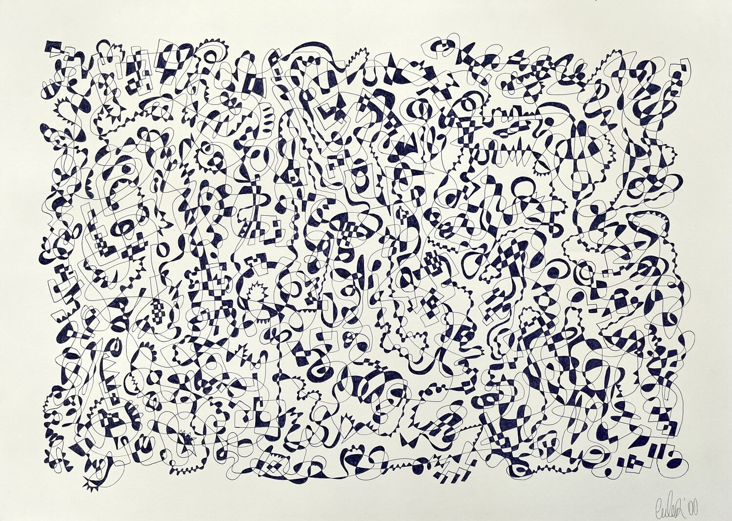 Indra II Oliver Euler Drawing for sale