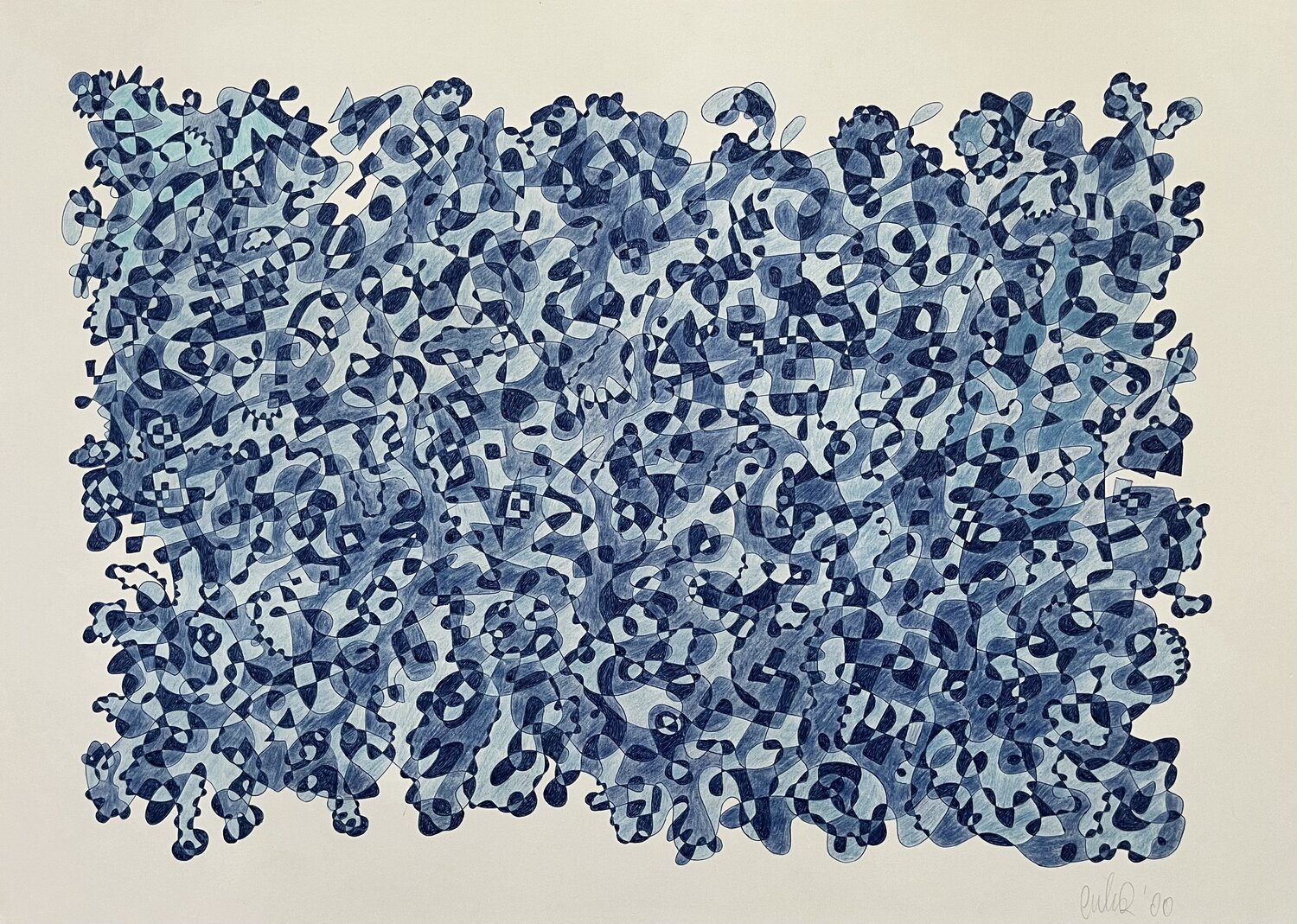 Indra III Oliver Euler Drawing for sale