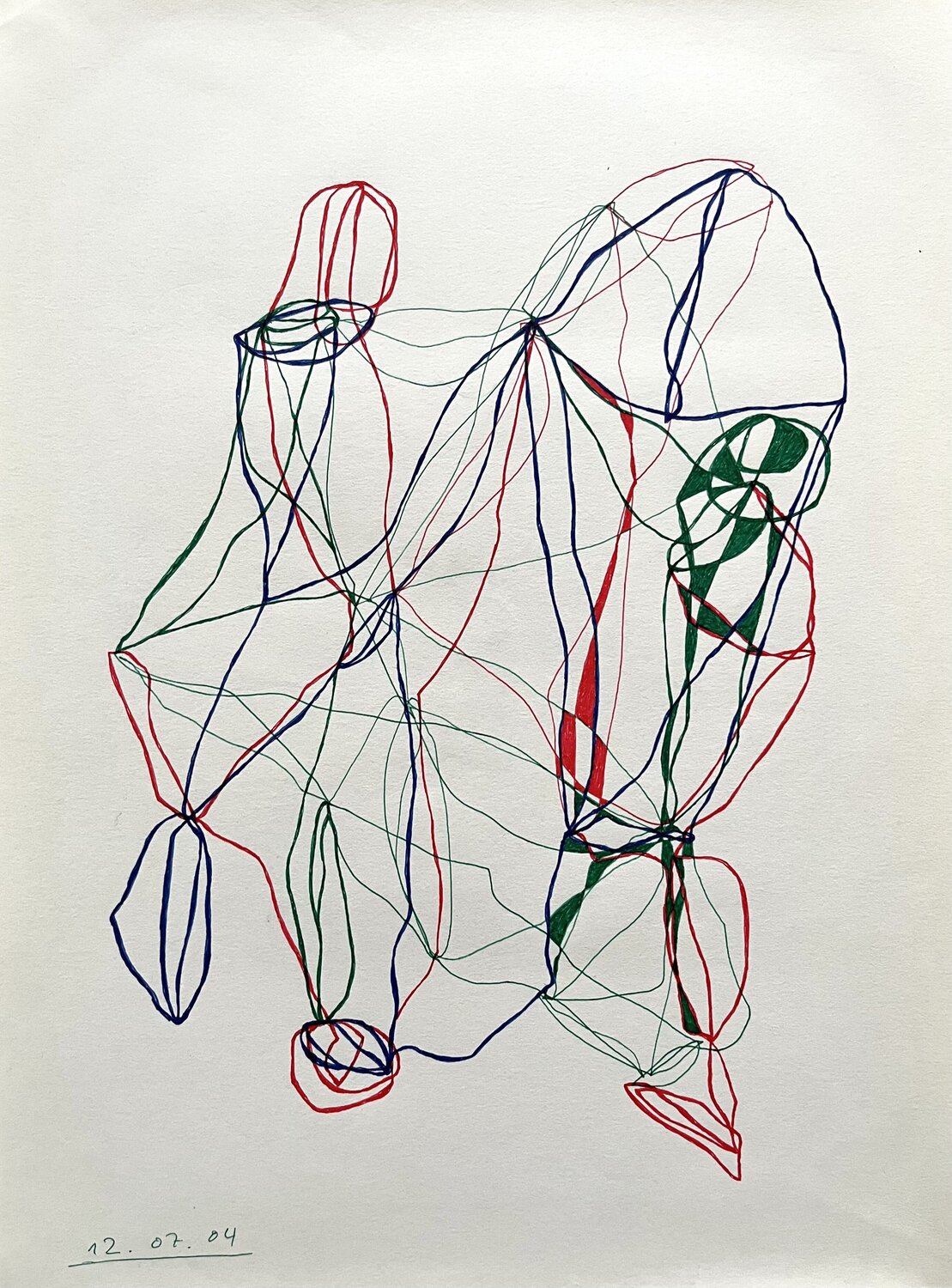 Organismus II-02 Oliver Euler Drawing for sale
