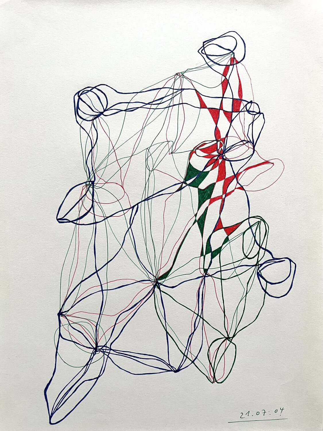 Organismus II-03 Oliver Euler Drawing for sale