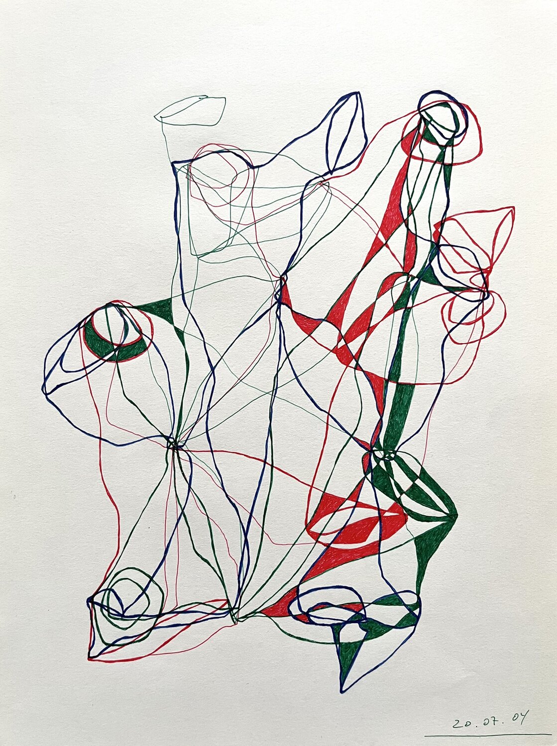Organismus II-04 Oliver Euler Drawing for sale