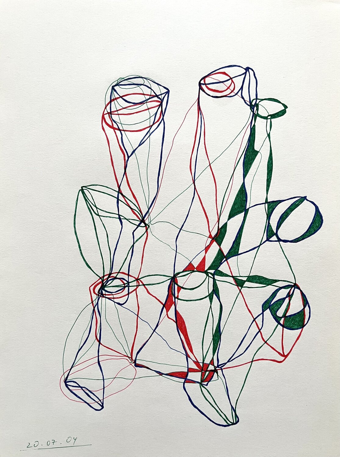 Organismus II-06 Oliver Euler Drawing for sale