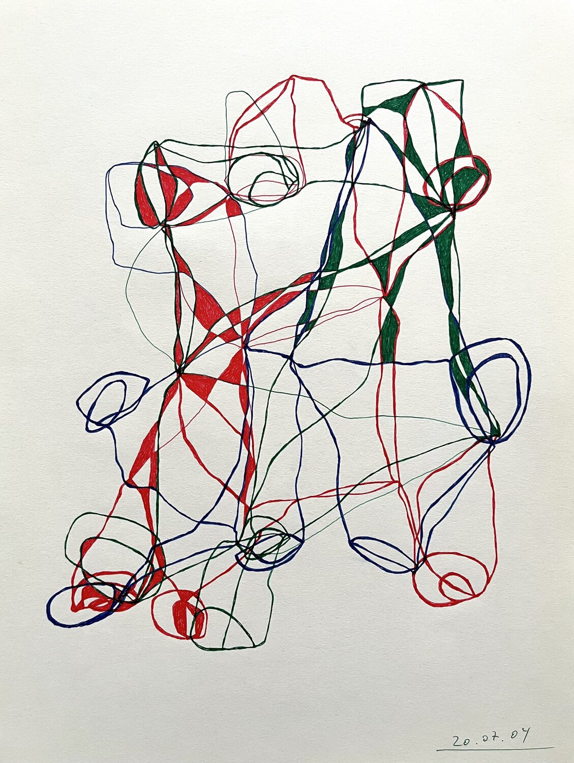 Organismus II-05 Oliver Euler Drawing for sale