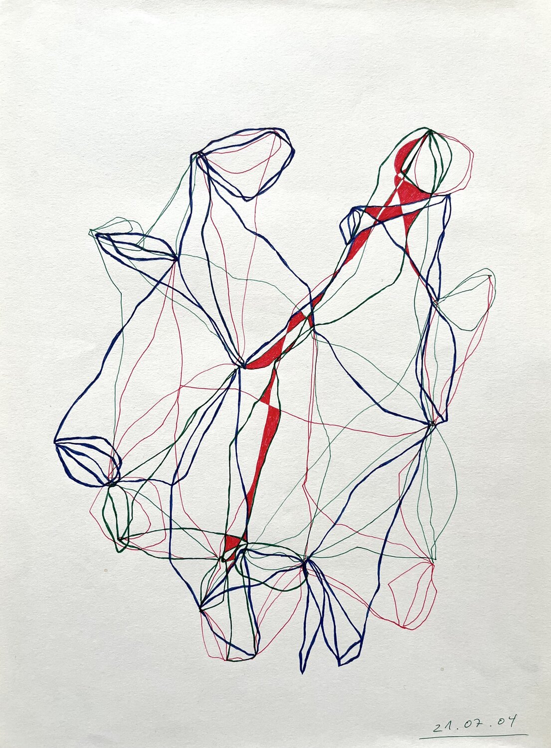 Organismus II-01 Oliver Euler Drawing for sale