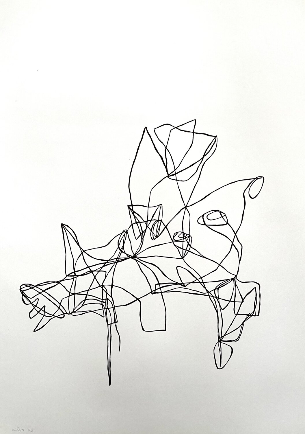 Organismus III-01 Oliver Euler Drawing for sale