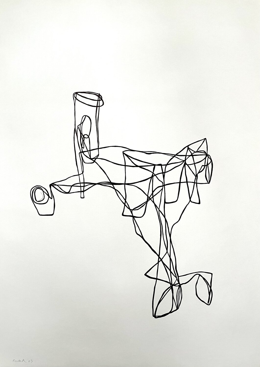 Organismus III-03 Oliver Euler Drawing for sale