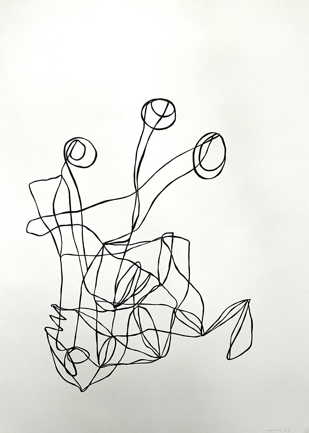 Organismus III-04 Oliver Euler Drawing for sale