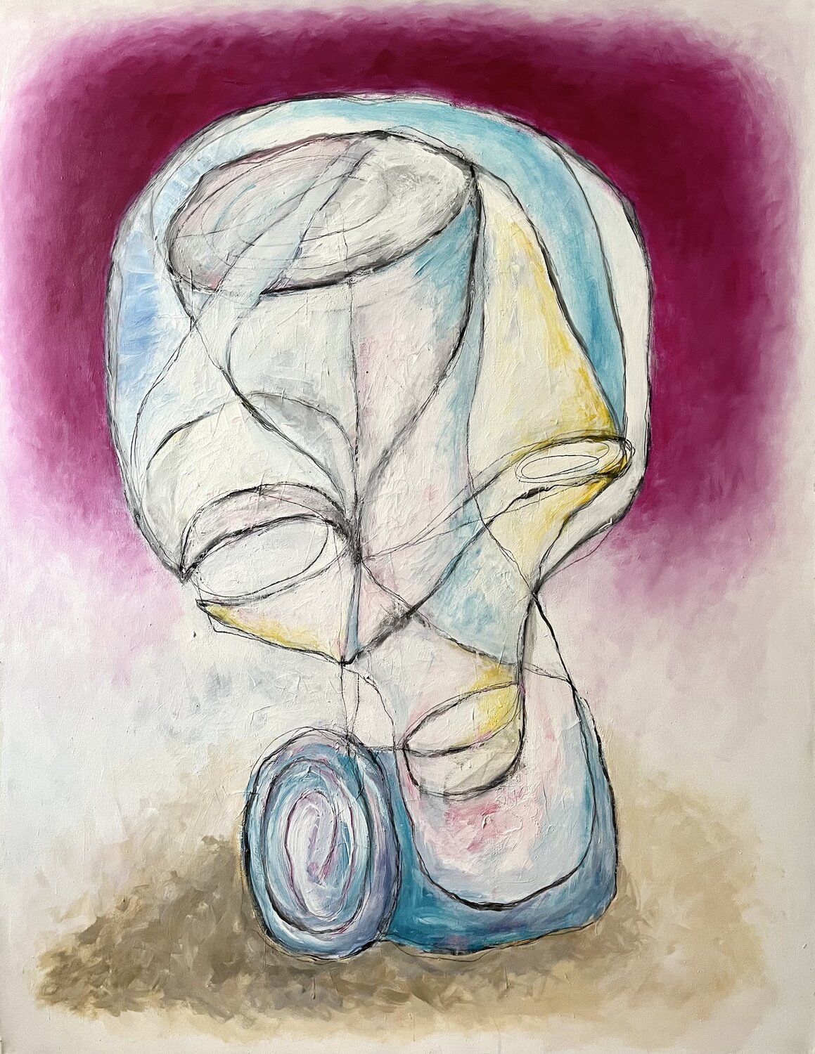 Organismus I-04 Oliver Euler Original painting for sale