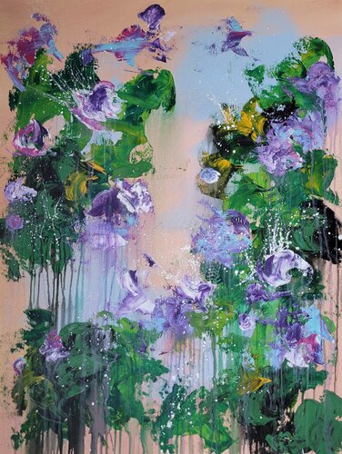 Les fleurs n.48 by Laura Capellini, Painting for Sale on Select