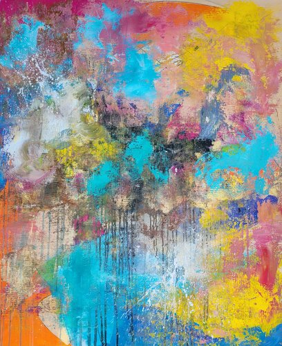 SUMMER MINDSCAPE #36 by Laura Capellini, Painting for Sale on Select
