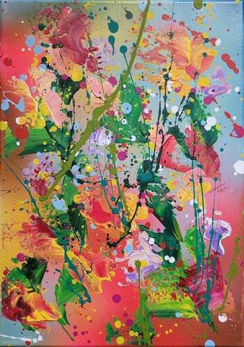POCKET GARDENS #6 by Laura Capellini, Painting for Sale on Select