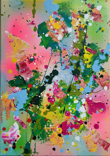 POCKET GARDENS #10 by Laura Capellini, Painting for Sale on Select