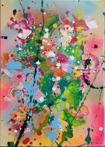 POCKET GARDENS #11 by Laura Capellini, Painting for Sale on Select