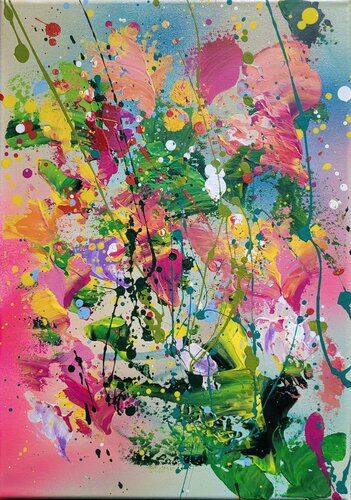 POCKET GARDENS #12 by Laura Capellini, Painting for Sale on Select
