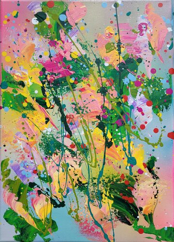 POCKET GARDENS #14 by Laura Capellini, Painting for Sale on Select