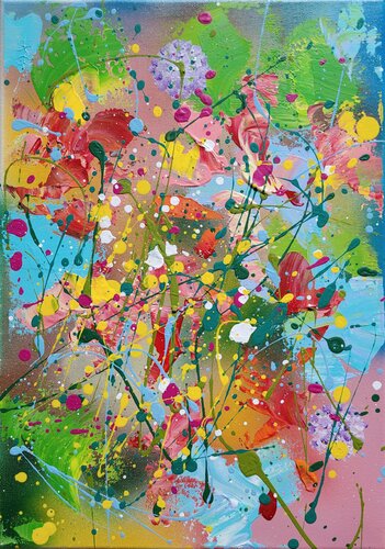 POCKET GARDENS #15 by Laura Capellini, Painting for Sale on Select