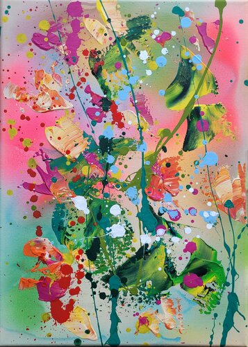 POCKET GARDENS #18 by Laura Capellini, Painting for Sale on Select